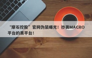 “摩石控股”官网伪装曝光！抄袭MACRO平台的黑平台！