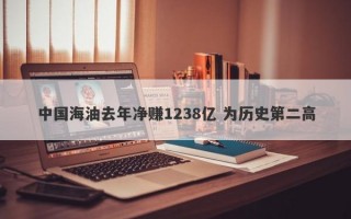 中国海油去年净赚1238亿 为历史第二高