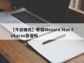 【今日曝光】券商Menara Mas Futures靠谱吗
