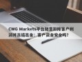 CWG Markets平台随意扣除客户利润并冻结出金：客户资金安全吗？