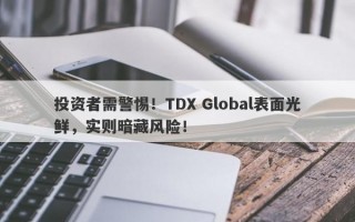 投资者需警惕！TDX Global表面光鲜，实则暗藏风险！