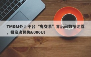 TMGM外汇平台“鬼交易”背后藏数据泄露，投资者损失6000U！