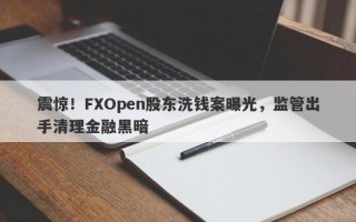 震惊！FXOpen股东洗钱案曝光，监管出手清理金融黑暗