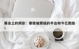 展会上的阴影：那些被质疑的平台如今已跑路！