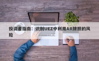 投资者指南：识别UEZ中利用AR牌照的风险