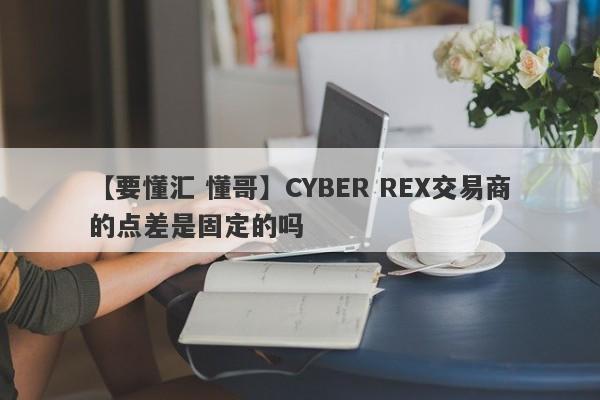 【要懂汇 懂哥】CYBER REX交易商的点差是固定的吗
-第1张图片-要懂汇圈网