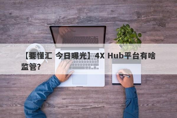 【要懂汇 今日曝光】4X Hub平台有啥监管？
-第1张图片-要懂汇圈网