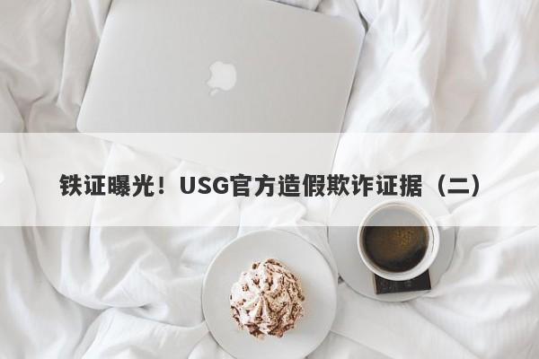 铁证曝光！USG官方造假欺诈证据（二）-第1张图片-要懂汇圈网