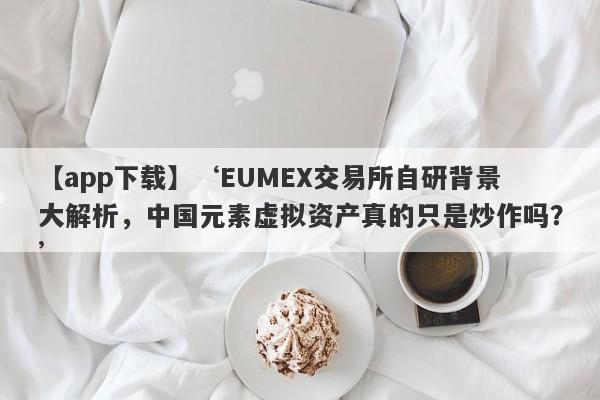 【app下载】‘EUMEX交易所自研背景大解析，中国元素虚拟资产真的只是炒作吗？’-第1张图片-要懂汇圈网