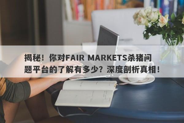 揭秘！你对FAIR MARKETS杀猪问题平台的了解有多少？深度剖析真相！-第1张图片-要懂汇圈网